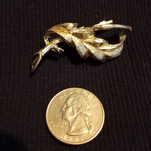 Vintage feather brooch